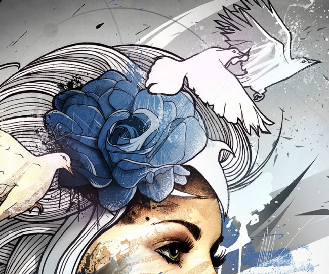 BlueBird (detail)